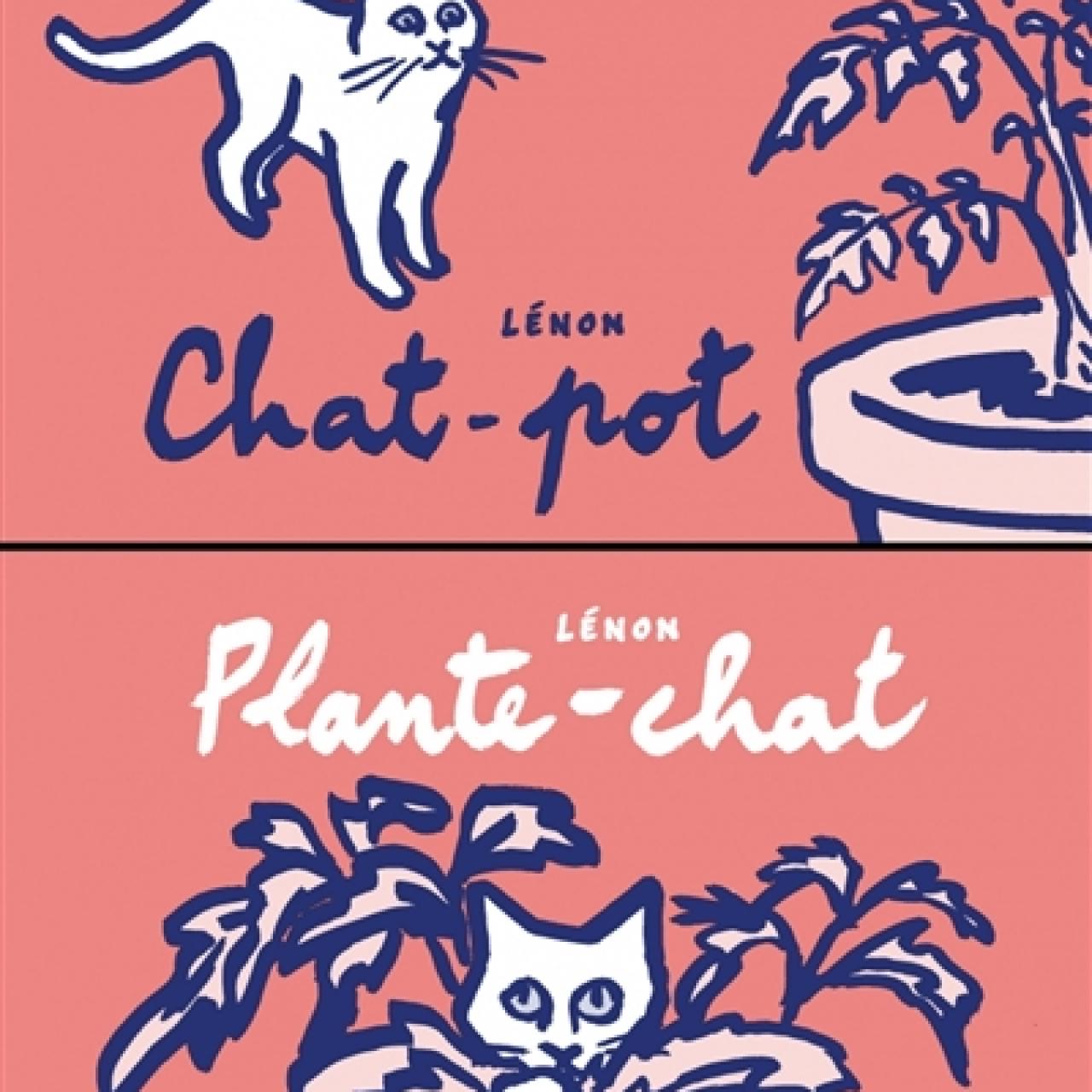 visuel Chat-pot, plante-chat