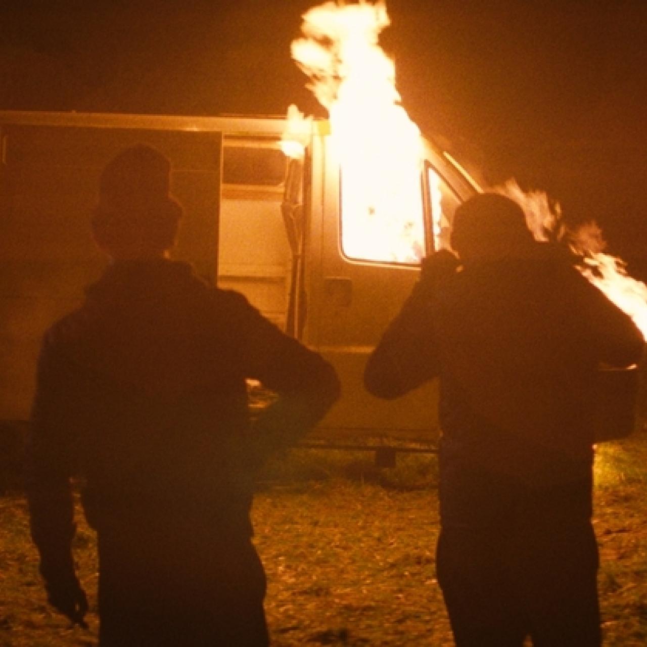 Visuel - Un monde violent - feu