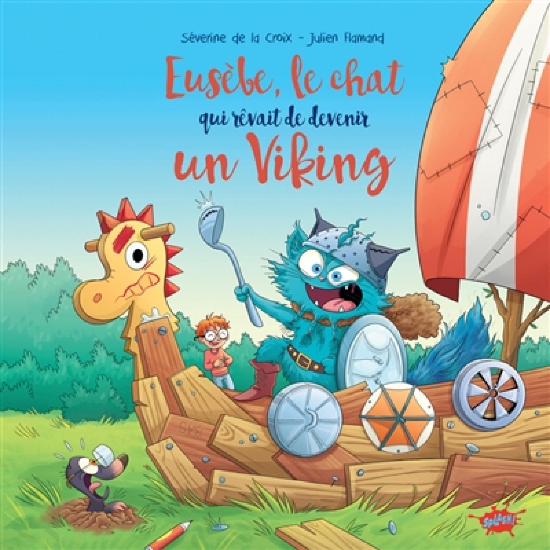 visuel Eusèbe, le chat qui rêvait d'être un Viking