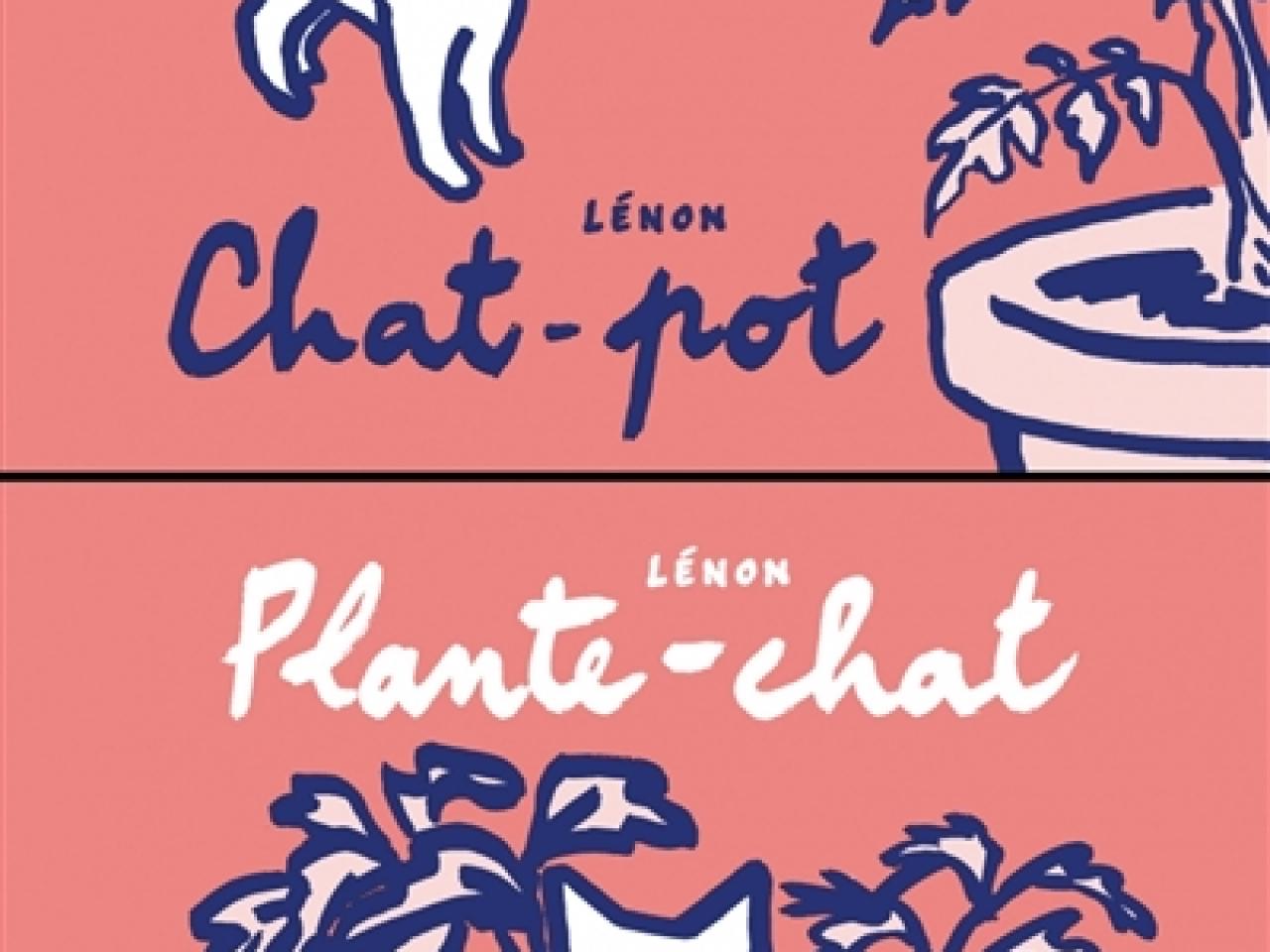 visuel Chat-pot, plante-chat