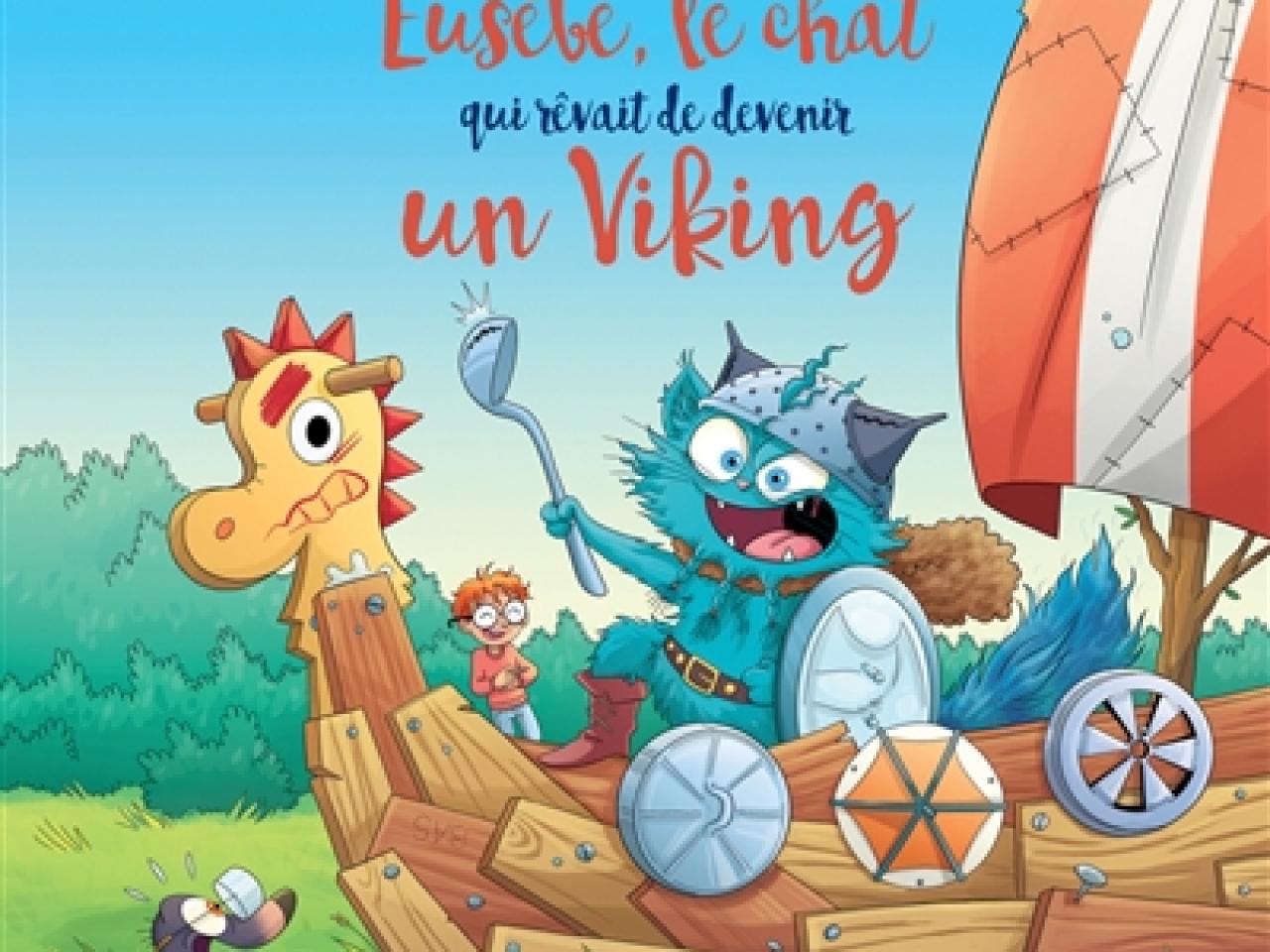 visuel Eusèbe, le chat qui rêvait d'être un Viking