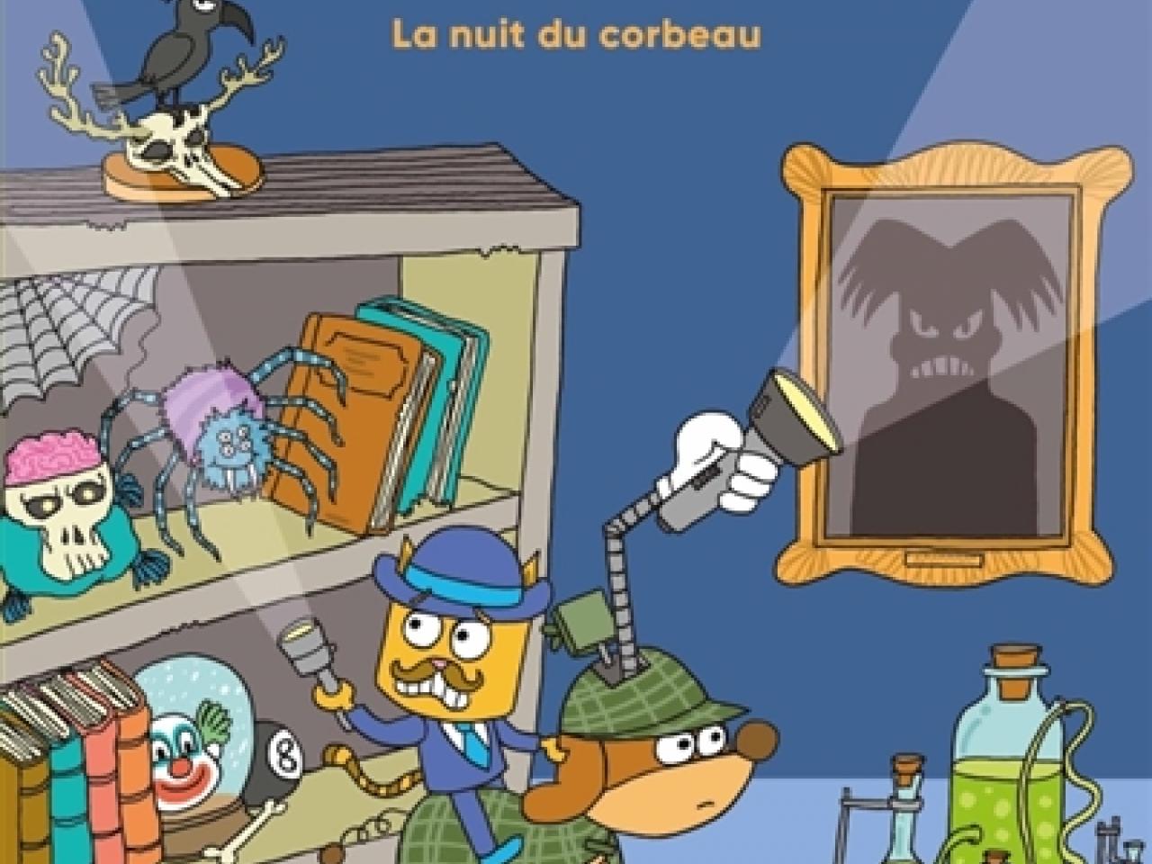 visuel Les Enigmes en BD de Sherbot et Catson - la nuit du corbeau