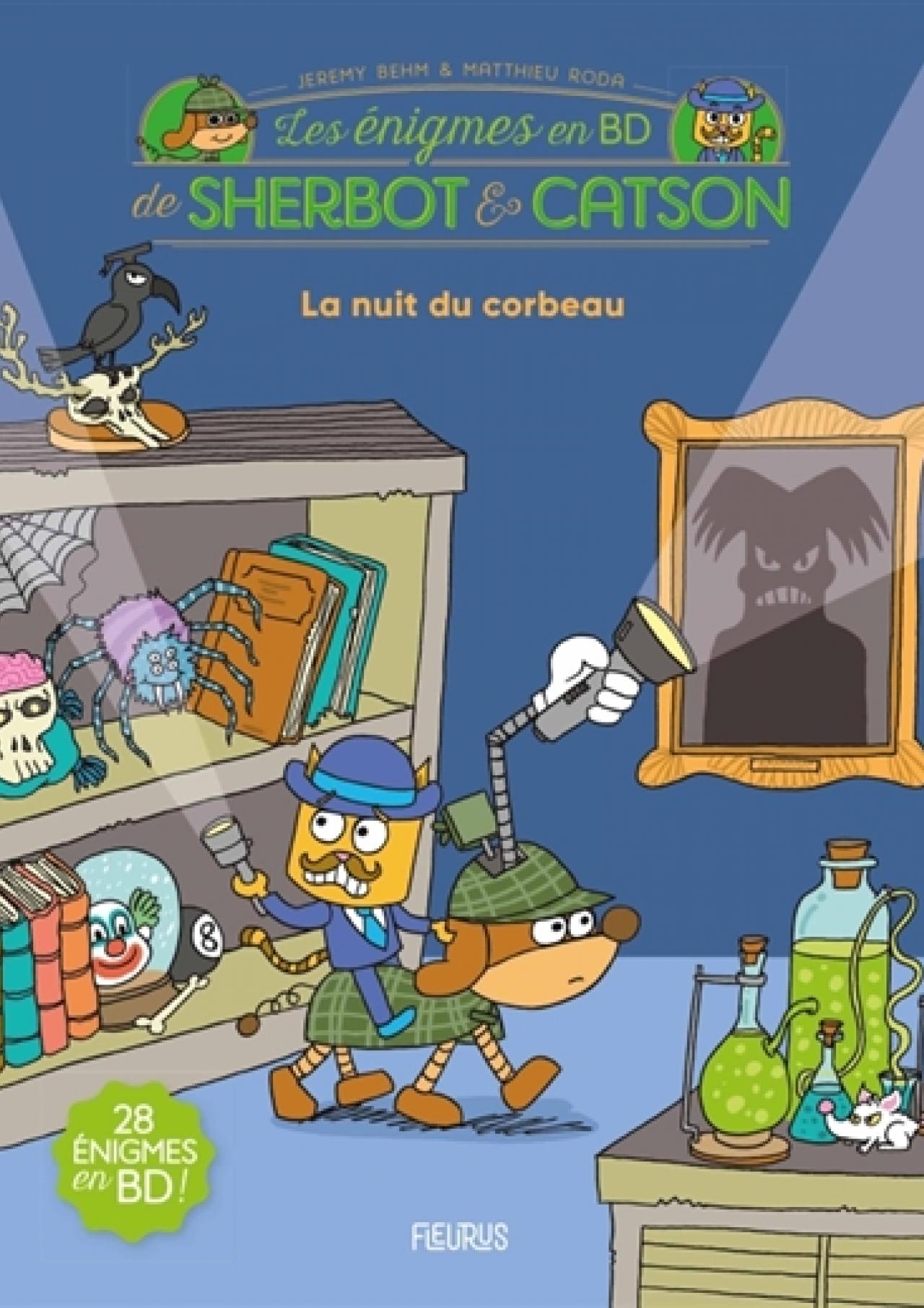 visuel Les Enigmes en BD de Sherbot et Catson - la nuit du corbeau