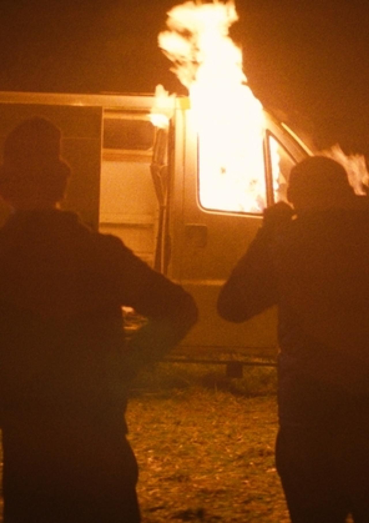 Visuel - Un monde violent - feu