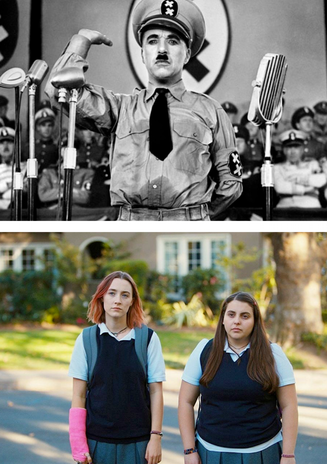 Visuel Lycéens au cinema / Le Dictateur / Lady Bird