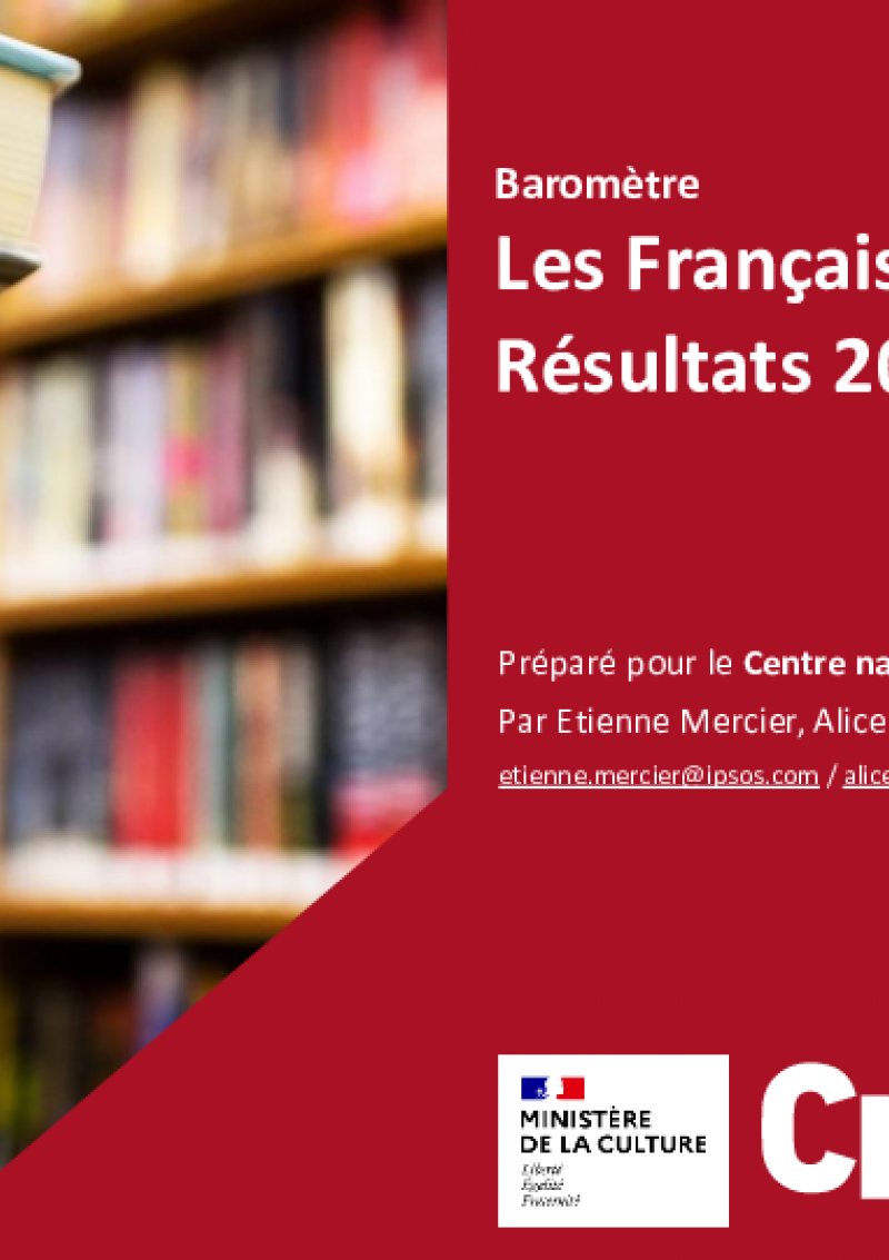 Les Français et la lecture – rapport complet 2023