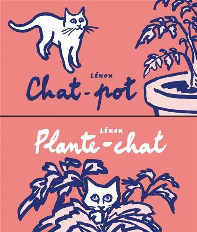 visuel Chat-pot, plante-chat