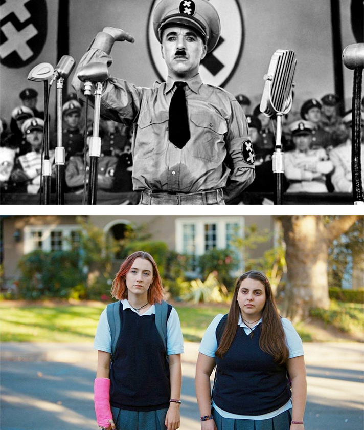 Visuel Lycéens au cinema / Le Dictateur / Lady Bird