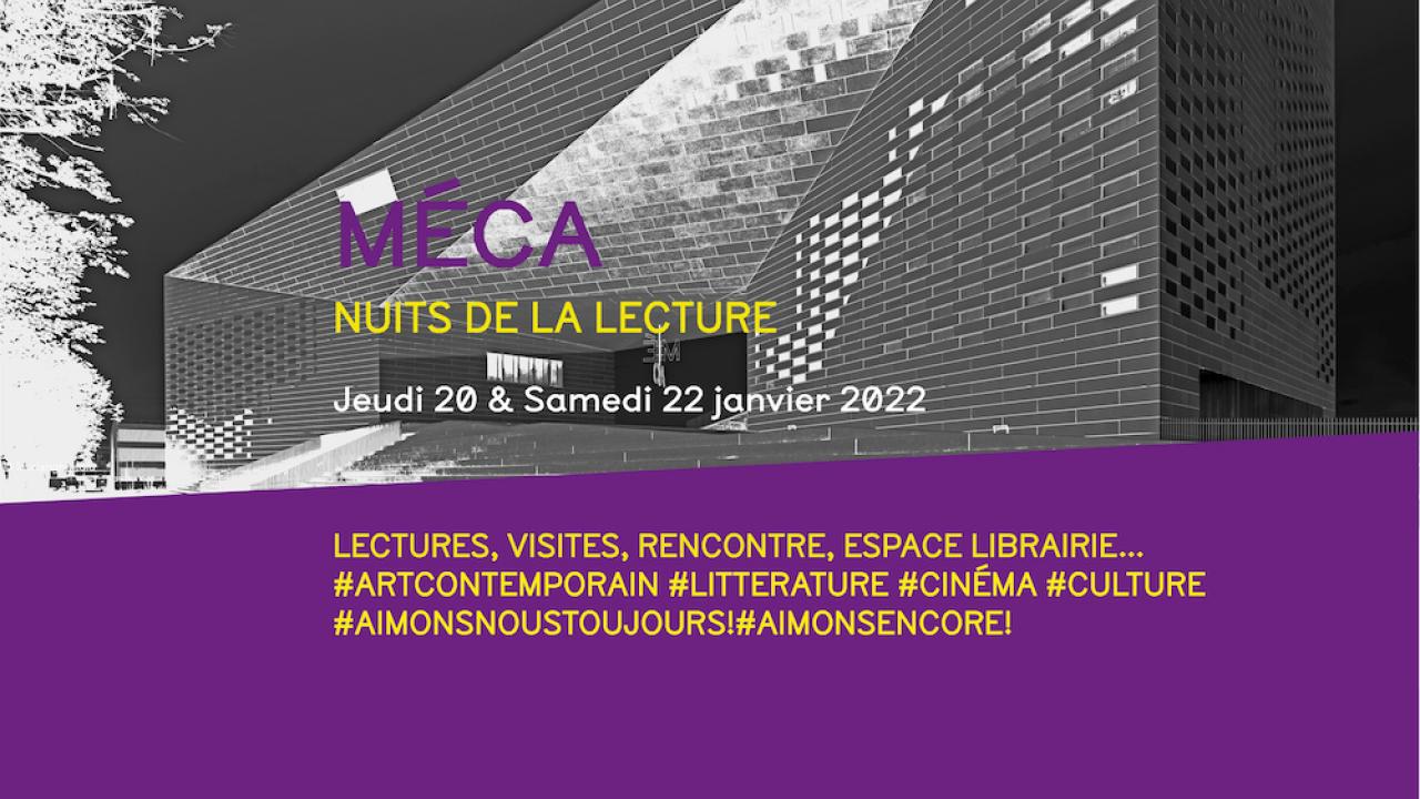 Nuits de la lecture à la MÉCA | ALCA Nouvelle-Aquitaine